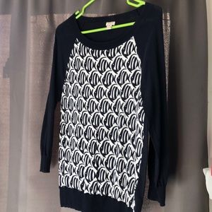 Jcrew fish sweater